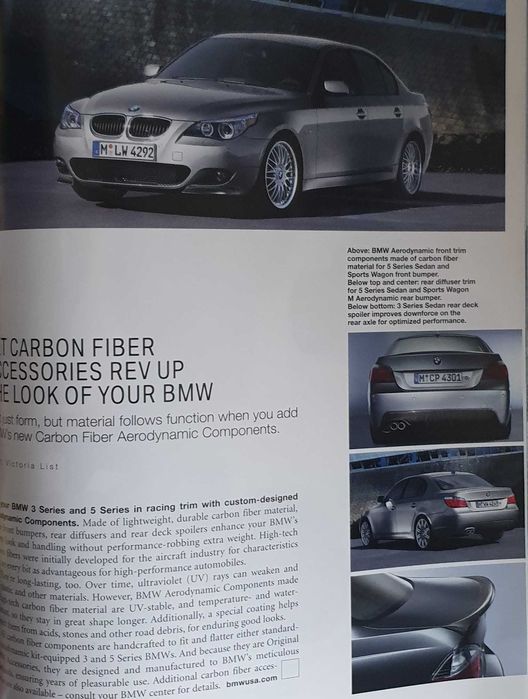 Catálogo BMW Magazine 4/2006 - USA - idioma inglês