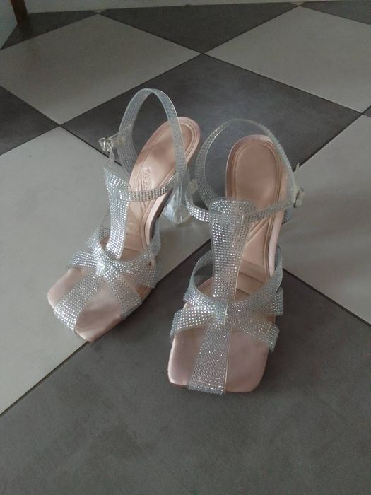 Buty sandały ZARA jak nowe cyrkonie rozm 38