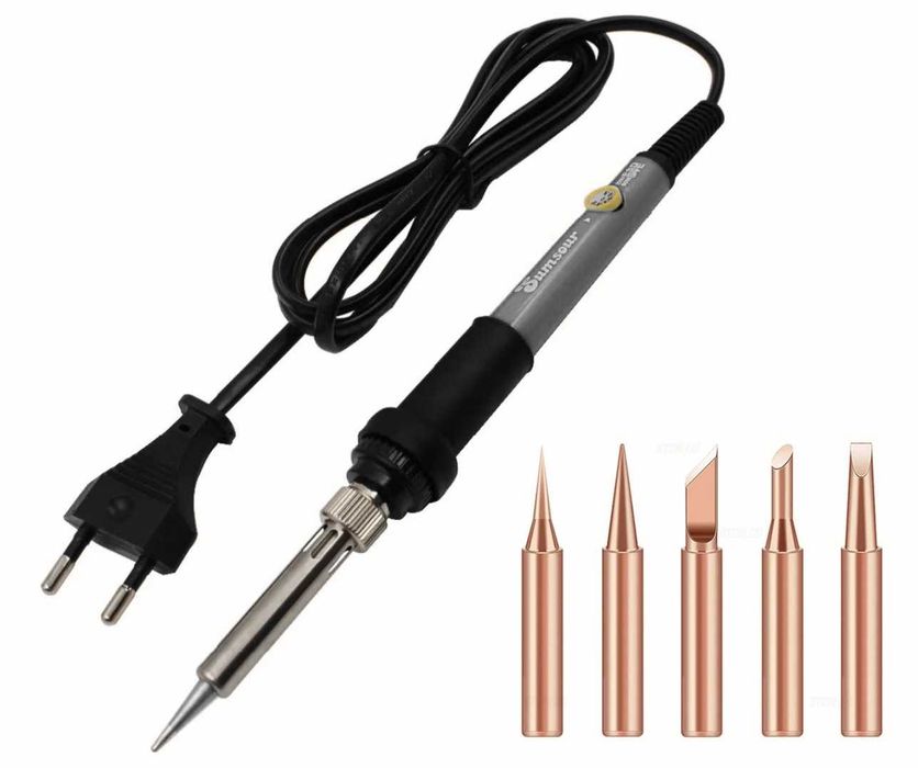 Паяльник + 5 мідних жал