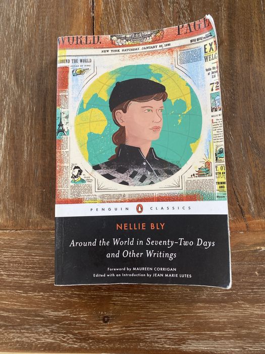 Livro Nelly Bly - around the world in seventy two days