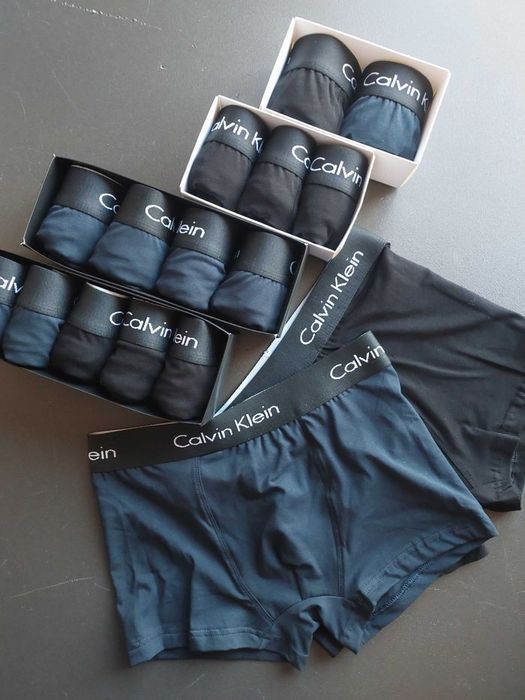 Чоловічі боксери Келвін Кляйн серія Modern Black. Мужские трусы