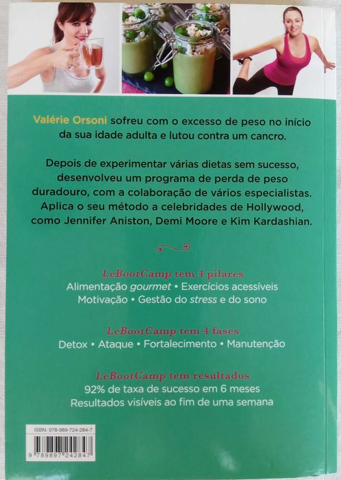Livro Dieta Le Bootcamp de Valerie Orsoni