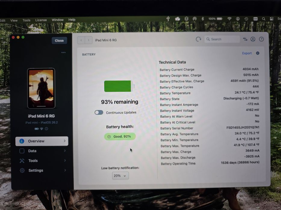 IPAD Mini 6 gen 64GB Starlight