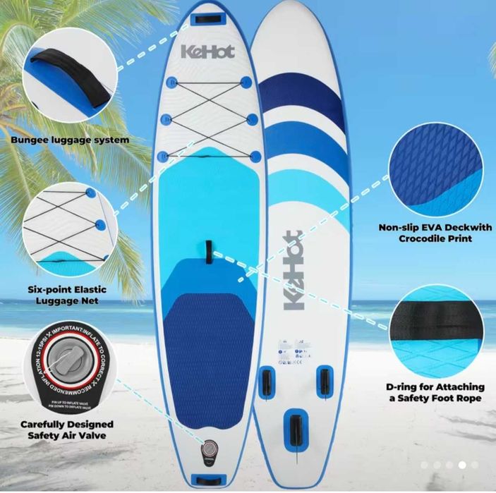 Prancha de Stand Up Paddle KEHOT 10'6" (320 cm) – Nova