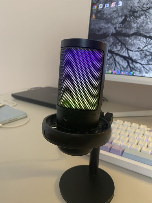 Мікрофон для комп’ютера / ноутбука + підсвітка RGB
