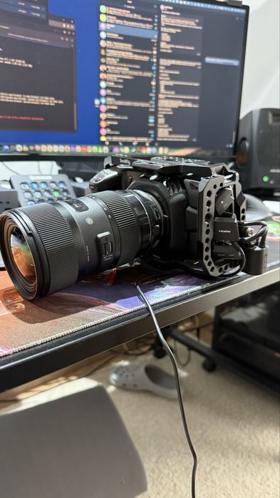 Kit Blackmagic Pocket 4K + Sigma 18-35 + Metabones + SmallRig
