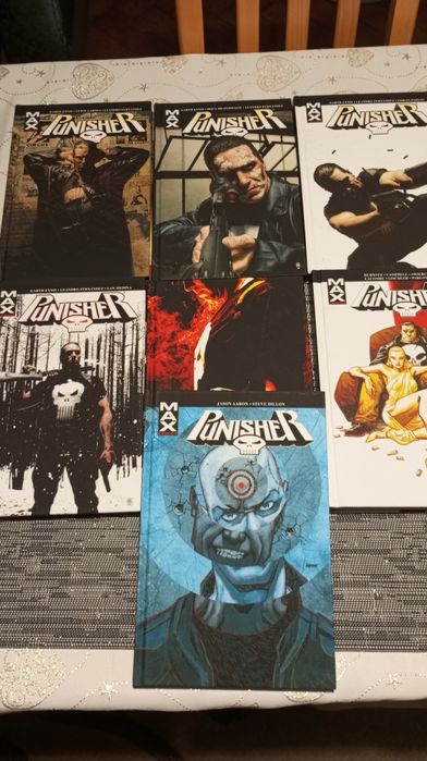 Egmont Punisher MAX zestaw 1-6 oraz 8