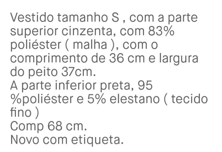 Vestido Novo da Zara  c/ etiqueta