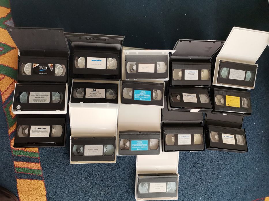 Video em VHS Originais National Geographic e Costeau Group