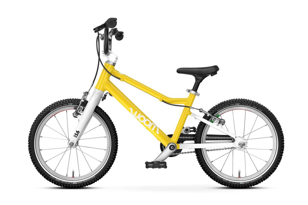 Woom GO 3 vibrant yellow rower dla dzieci 16"