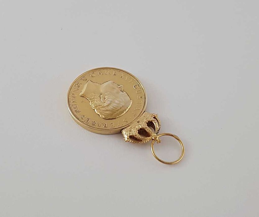 Medal - Carl XVI Gustaf Sveriges Konung - srebro złocone