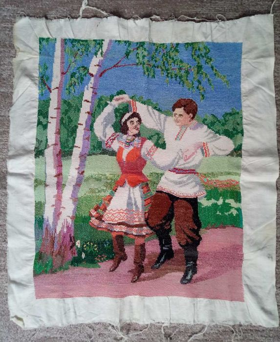 картини вишивка хрестиком 1950-60 рр.