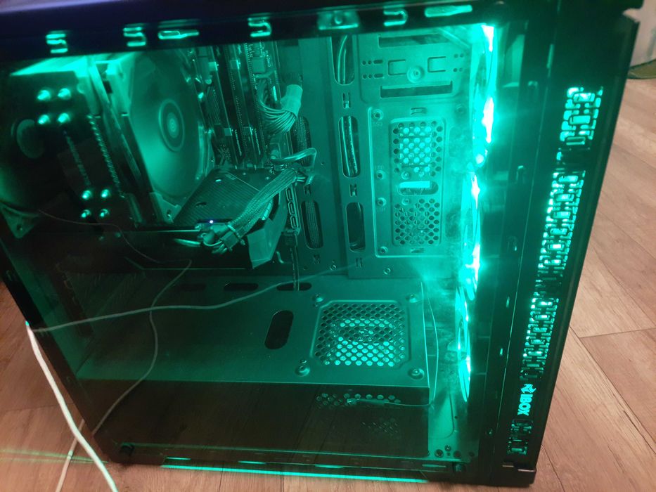Pc Gamingowy GTX  1650 super i5 9400f 6rdzeni 16Ram DDR4 ledy wifi 250GB SSD HDD 1TB