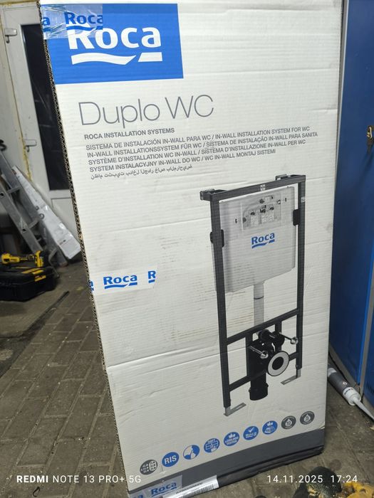 Stelaż podtynkowy do WC Roca Duplo Nowy