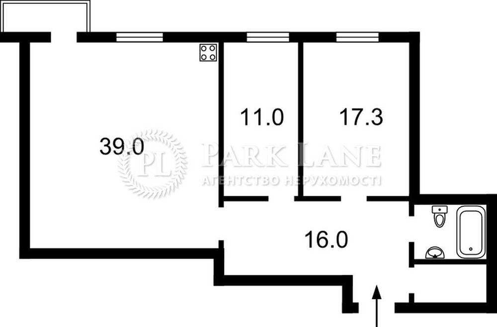 Продаж 2к квартири з ремонтом ЖК Панорама на Печерську - View 3