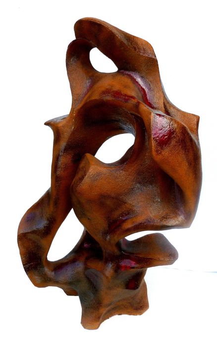 Duża rzeźba ogrodowa. Ceramiczna