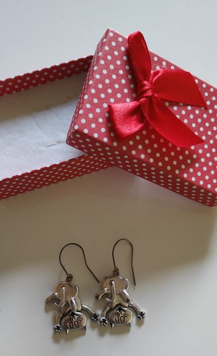 Kolczyki koty na uszkach