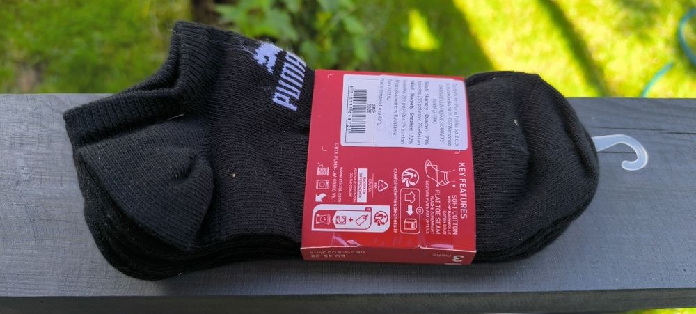 Skarpety Puma Sneaker, 3 pary