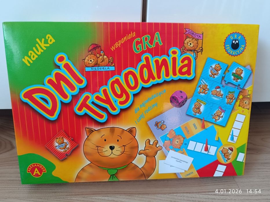 Gra edukacyjna Dni tygodnia od firmy Aleksander