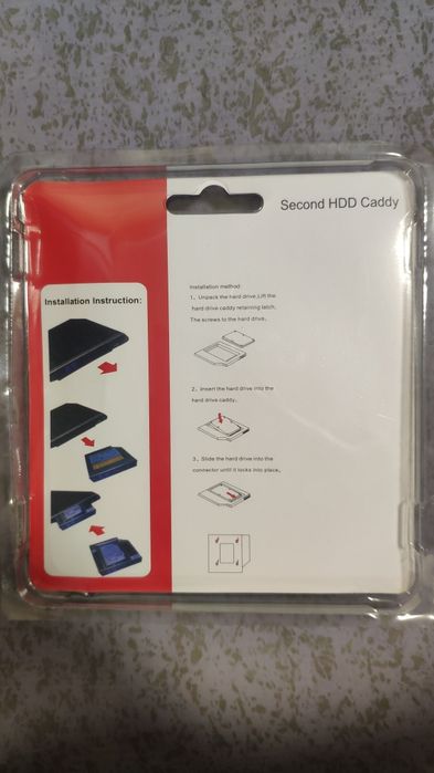 Optibay, Оптібей, карман для hdd. 12.7mm