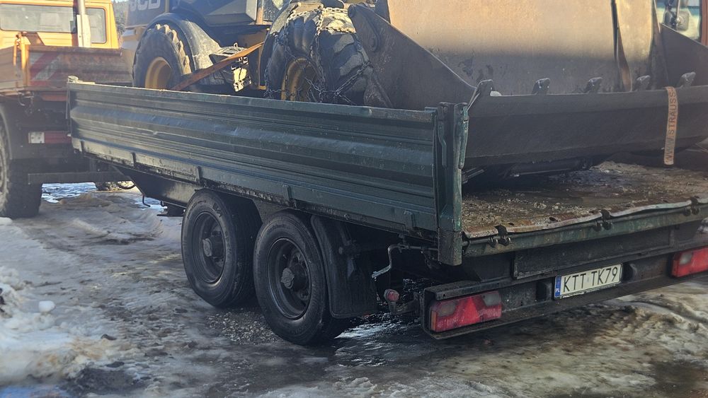 Obermaier przyczepa tandem kiper 3 strony