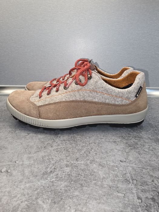 Legero Tanaro Trekking Gore-Tex roz.39,5 (6½) sneakersy,  półbuty,  skóra naturalna,  wełna (Loden)