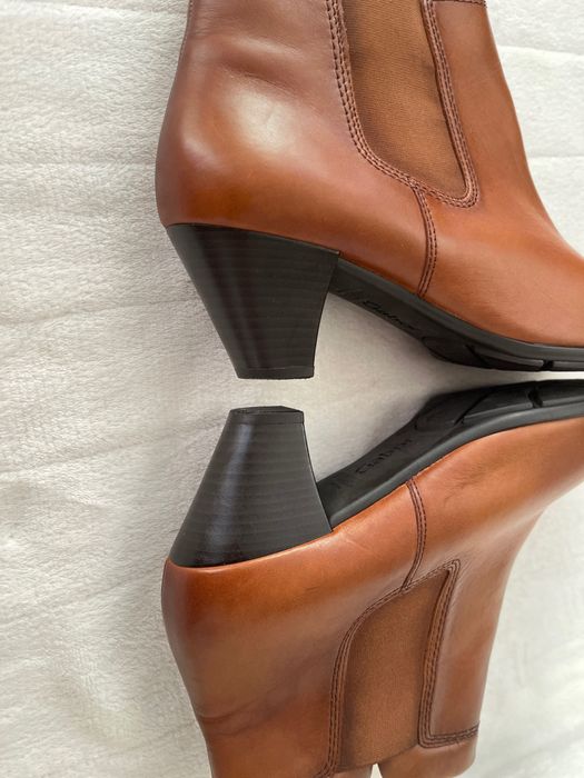 Gabor shoes hovercraft skórzane botki damskie rozmiar 8