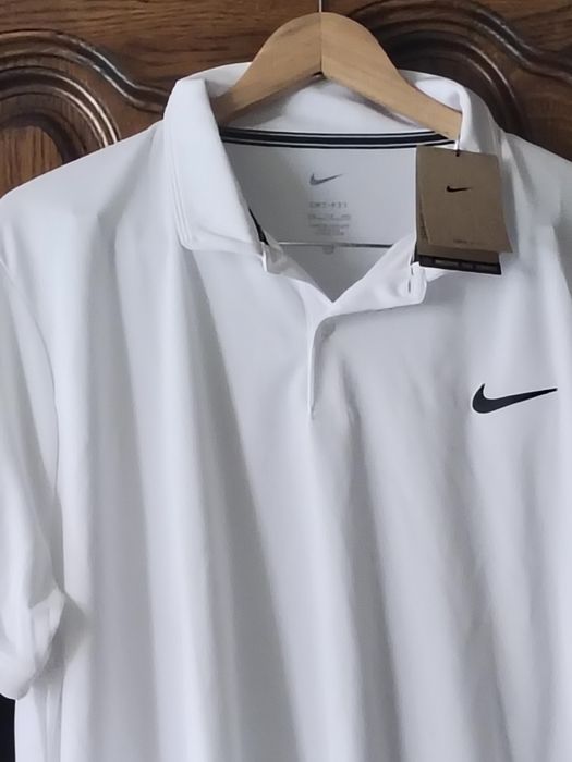 koszulka biała do tenisa Nike