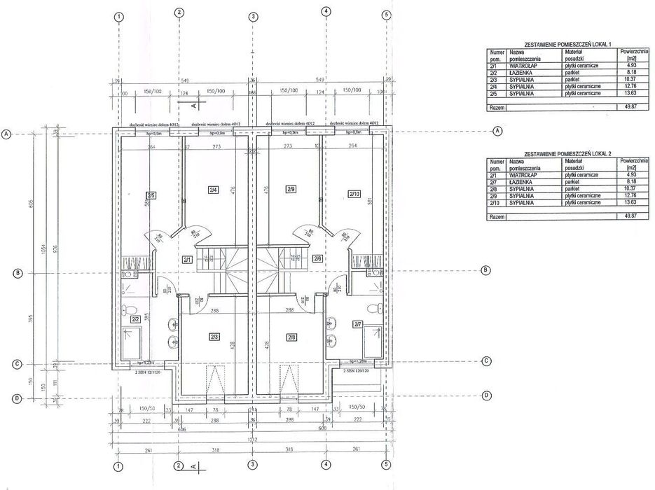 Nowy dom w zabudowie bliźniaczej - 100m2