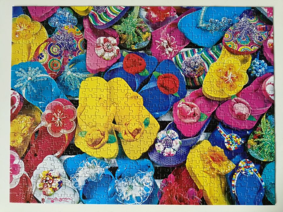 Puzzle Master Pieces 550 Kolorowe klapki