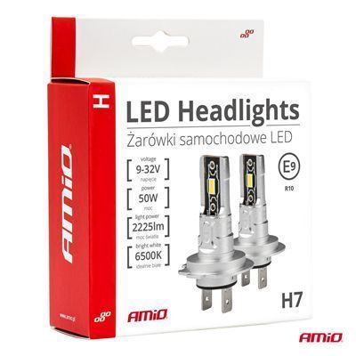 Żarówki Samochodowe Led Seria H-Mini H7 H18 6500K