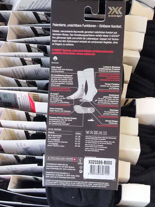 Skarpety funkcyjne X-Socks Executive 39/40 męskie premium
