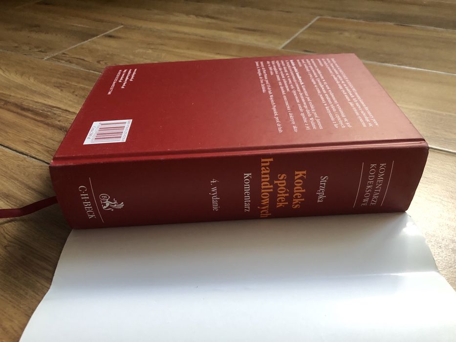 Kodeks spółek handlowych komentarz J. Strzępka