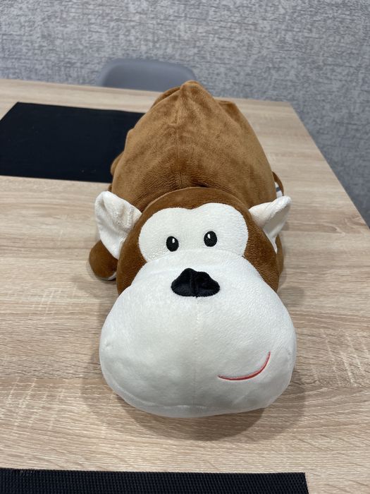 Мʼяка іграшка з сюрпризом ! 3 в 1 . Зебра мавпа !