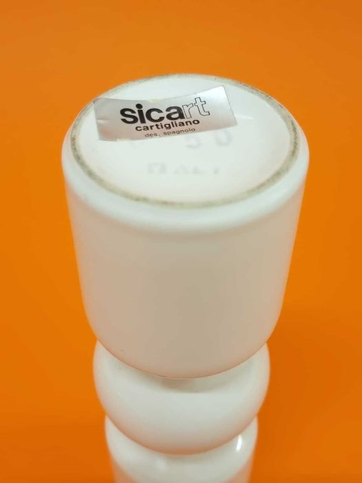 Vaso de cerâmica Sicart Pino Spagnolo Space Age Italia anos 70