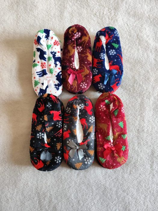 Ciepłe kapcie damskie