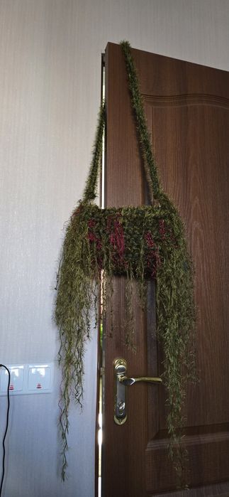 Сумка мох тіна травка. Лісова сумка. Лесная сумка