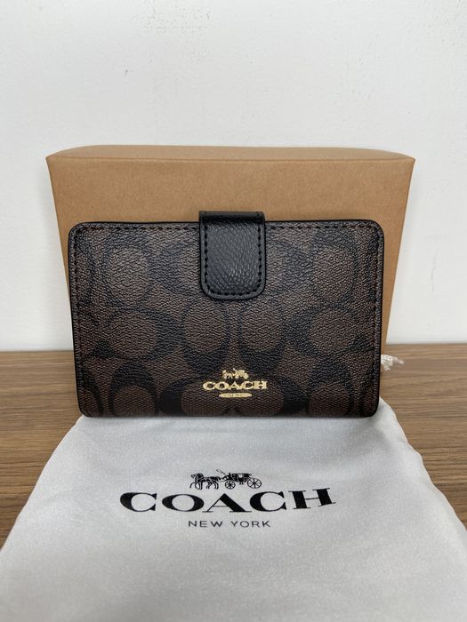 Portfel Coach, brązowy