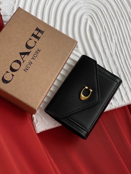 Кошелек женский Coach маленький Коуч конверт мини