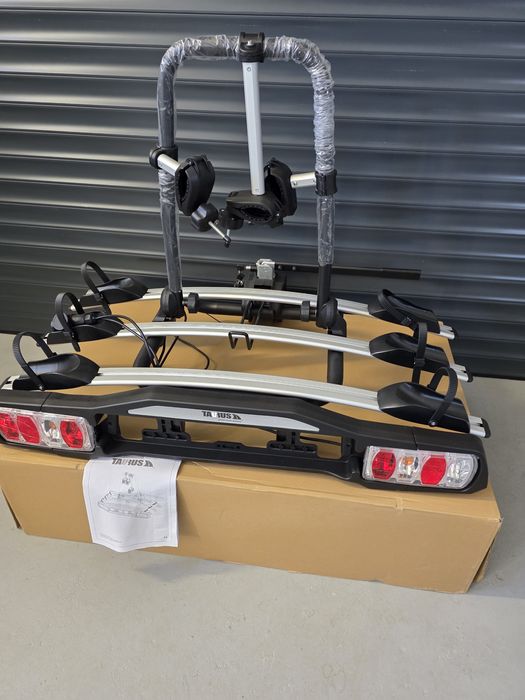 Bagażnik Taurus na 3 rowery Nowy Platforma na hak