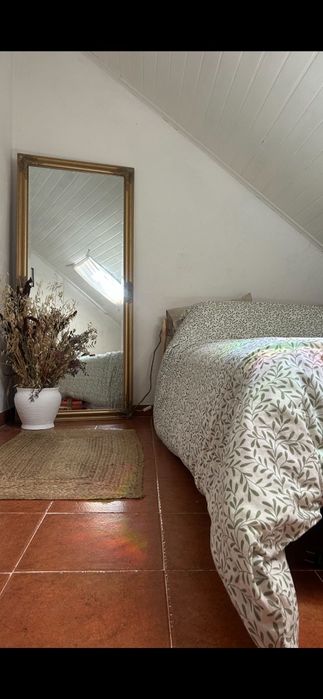 Espelho Dourado novo/ grande dimensão