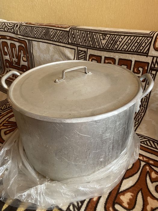 Кастрюля алюминиевая, 45л