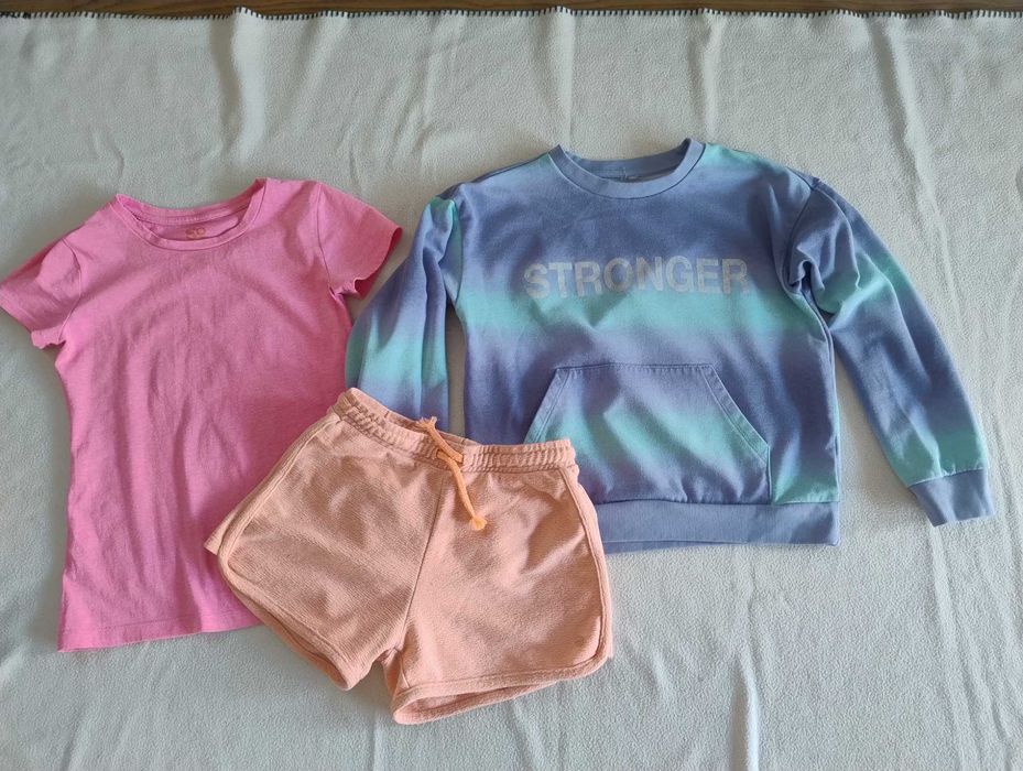 Zestaw 10 SZT COOL CLUB PRIMARK jeansy bluza sukienka kamizelka 140 cm