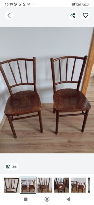 Krzesła drewniane
