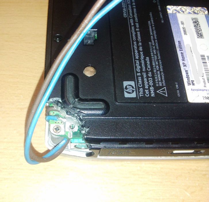 laptop compaq Presario 2100 - uszkodzony