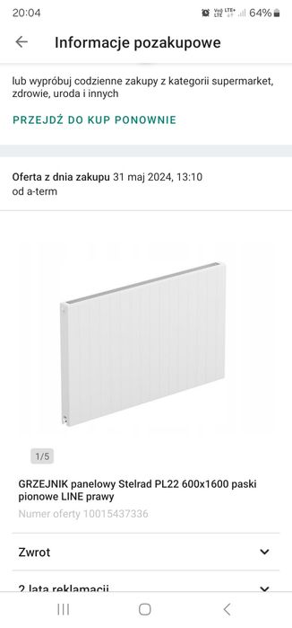 Grzejnik panelowy strrlad