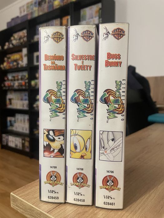 Conjunto vhs space jam  bugs bunny