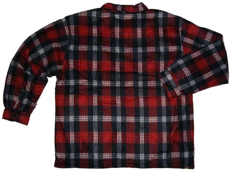 KOSZULA OCIEPLANA męska z misiem duża 9XL szer.158 cm na zamek