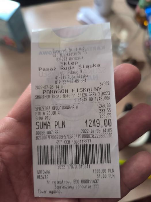 Smartfon Xiaomi Redmi Note 11