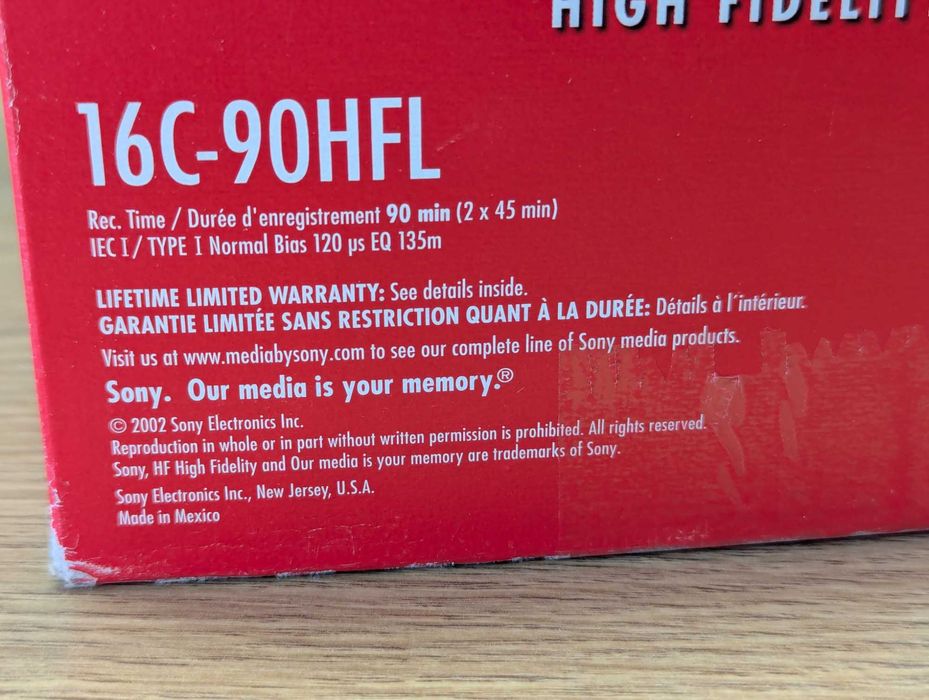SONY HF90 Аудіокасети аудио кассеты пак 16 штук SONY HF90  USA
